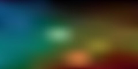 Light blue, yellow vector abstract blur texture.