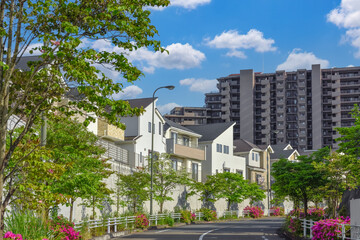 日本の住宅地　Japan's residential area.