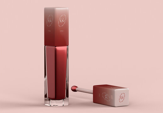 Cosmetic Lipstick Mockup