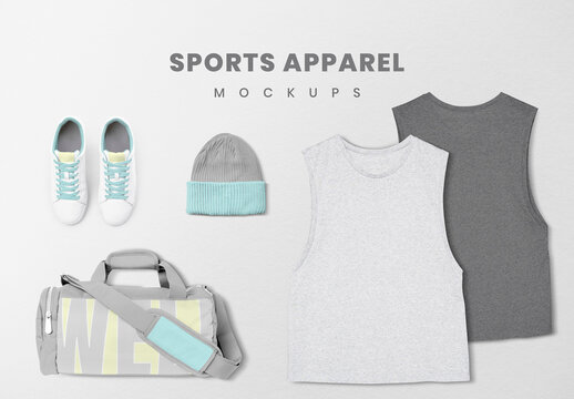 Sportswear Apparel Mockup Set