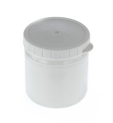 Diaper Rash Creams isolated on white background.