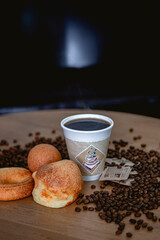 Colombian coffee with milk bakery cafe colombiano tinto