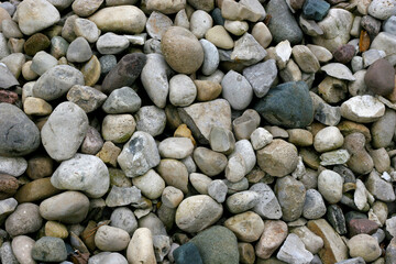 Background made of pile of small stones