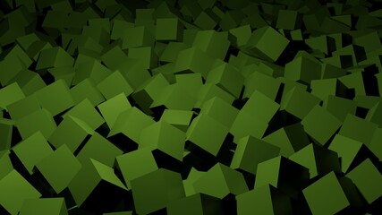 abstract background, spreading light green box illustration, 3d render, suitable for design elements themed geometric, social, mystery, celebration, art, education, unique and modern