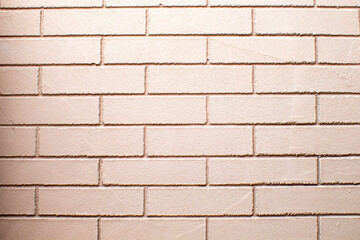 White misty brick wall for background or texture