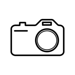 Digital camera icon vector layout