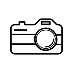 Digital camera icon vector layout