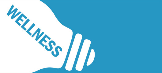 wellness in lamp background illustration