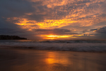Bondi Beach at sunrise, Sydney Australia