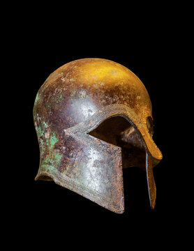 bronze helmet