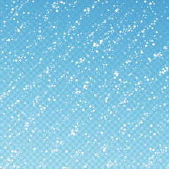 Random white dots Christmas background. Subtle fly