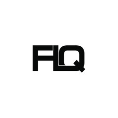 flq letter monogram initial logo design
