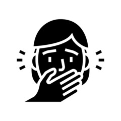 spooky halloween glyph icon vector. spooky halloween sign. isolated contour symbol black illustration