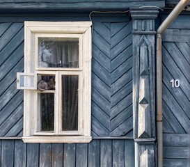 Naklejka na ściany i meble old wooden window