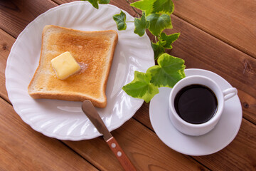 バーターとトースト