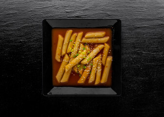 Tteokbokki Korean hot and spicy rice cake