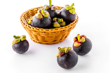 Mangosteen fresh fruit