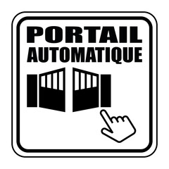 Logo portail automatique.