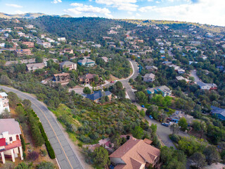 Drone view of Prescott