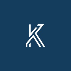 Initial letter K logo. perfect for your company logo