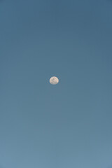 Full moon in the sky at Saquarema in Rio de Janeiro, Brazil.