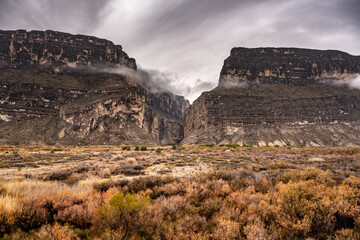 Brown Valley Below Santa Elena Canyon