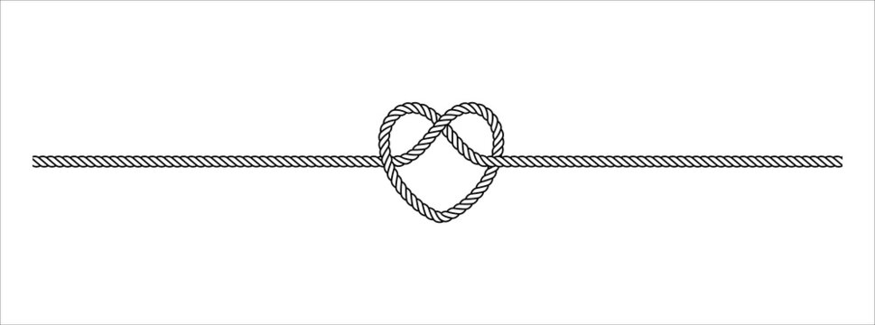 Rope Heart Knot Images – Browse 4,803 Stock Photos, Vectors, and Video