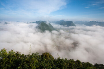 Rice Field In Valley In Bac Son, Vietnam
