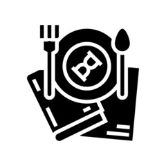 food history glyph icon vector. food history sign. isolated contour symbol black illustration