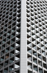 Exterior of modern building. Architecture abstract background