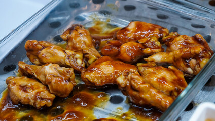 grilled chicken wings on a plate