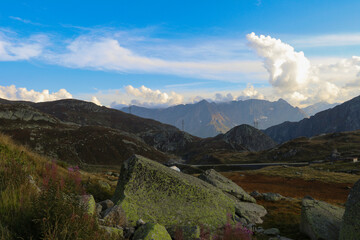 Amazing roadtrip through Switzerland. Pass the Gotthard-Pass and watching the wonderful Landscape in the swiss alps.