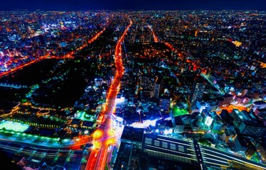 Plakat 大阪夜景