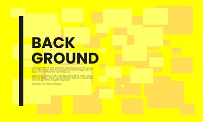 yellow abstract geometric background template