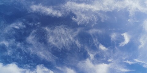 blue sky with clouds