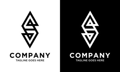 letter S logo vector, abstract S symbol. alphabet vector