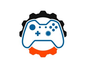 Mechanical gear with game console inside