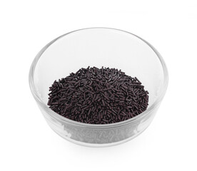 Chocolate flakes isolated on white.