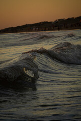 wave sunset
