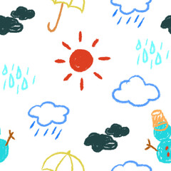 크레용 날씨 패턴