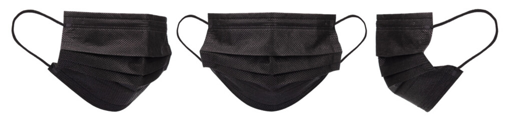 Face mask for protection isolated on a white background.