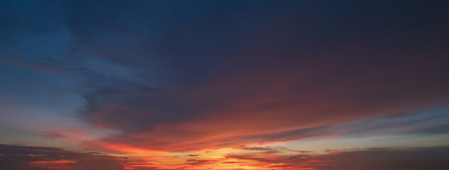 sunset in the sky background.