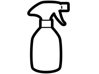 スプレーボトルのイラスト