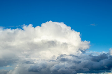 Contrasting clouds with feather inserts