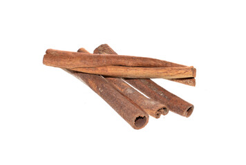 cinnamon isolated on white background