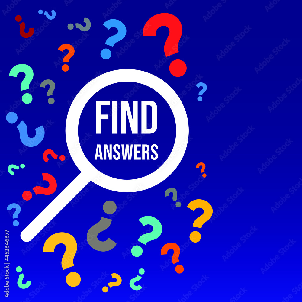 Poster question mark sign icon, vector illustration. flat design style with long shadow. faq button. asking