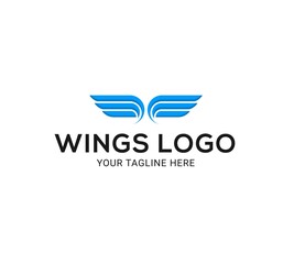 Wings logo design