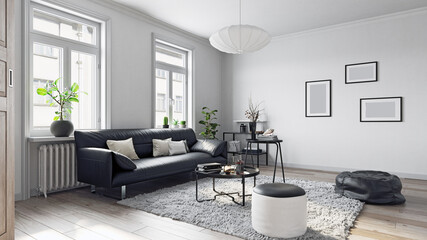 modern living interior