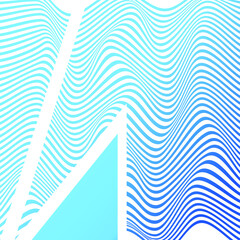 ABSTRACT COLORFUL GRADIENT WAVY LINES PATTERN BACKGROUND. COVER DESIGN 