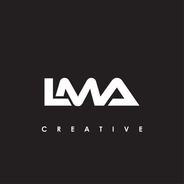 LMA Letter Initial Logo Design Template Vector Illustration